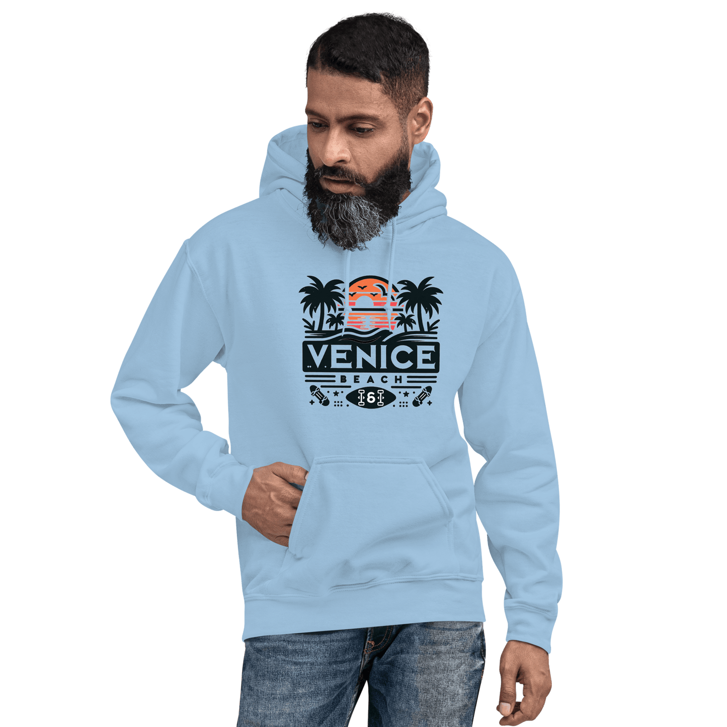 Unisex Heavy Blend Kapuzenpullover "Venice Beach" - Artexio