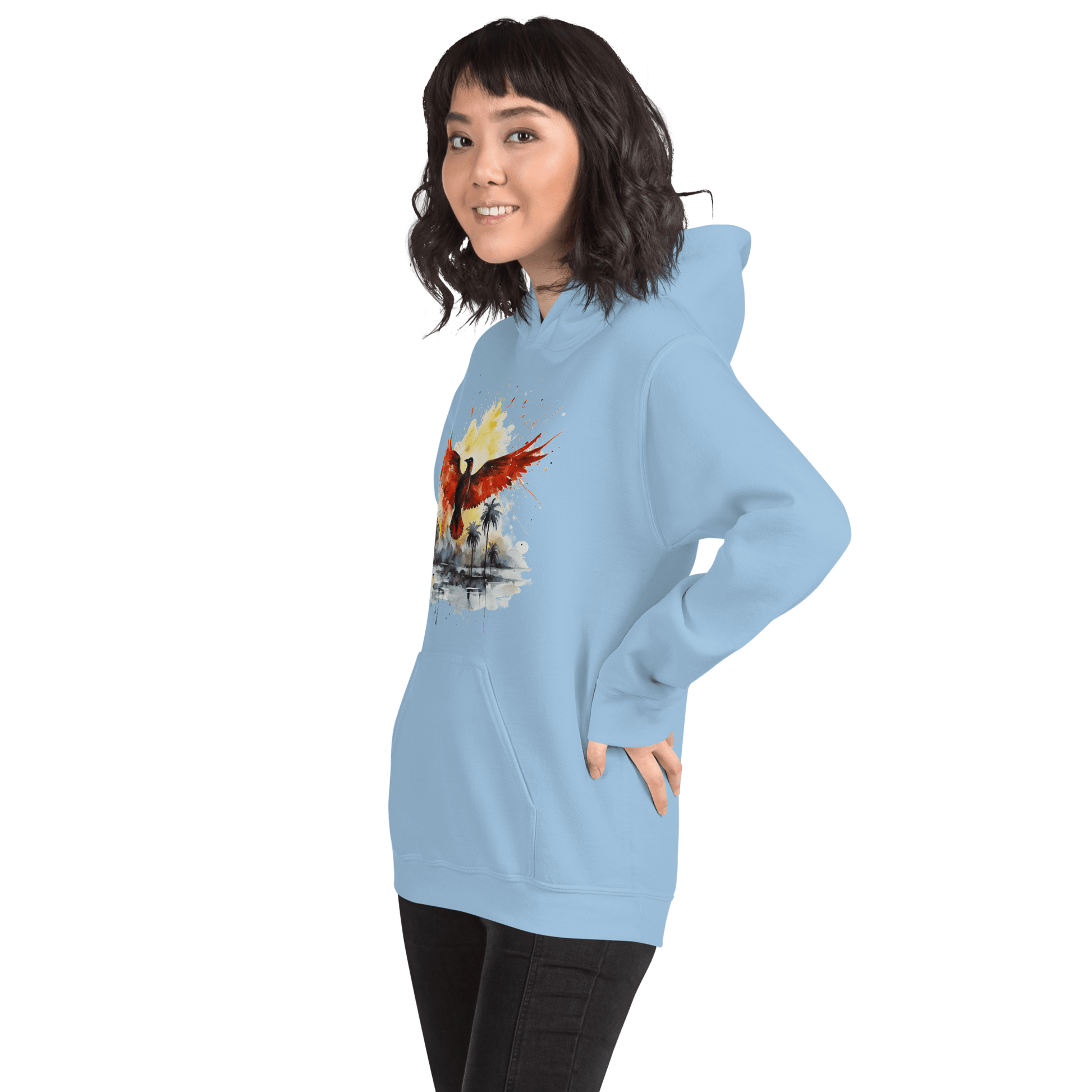 Unisex Heavy Blend Kapuzenpullover "Firebird" - Artexio