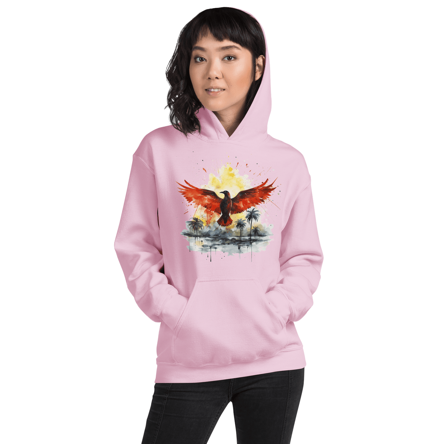 Unisex Heavy Blend Kapuzenpullover "Firebird" - Artexio