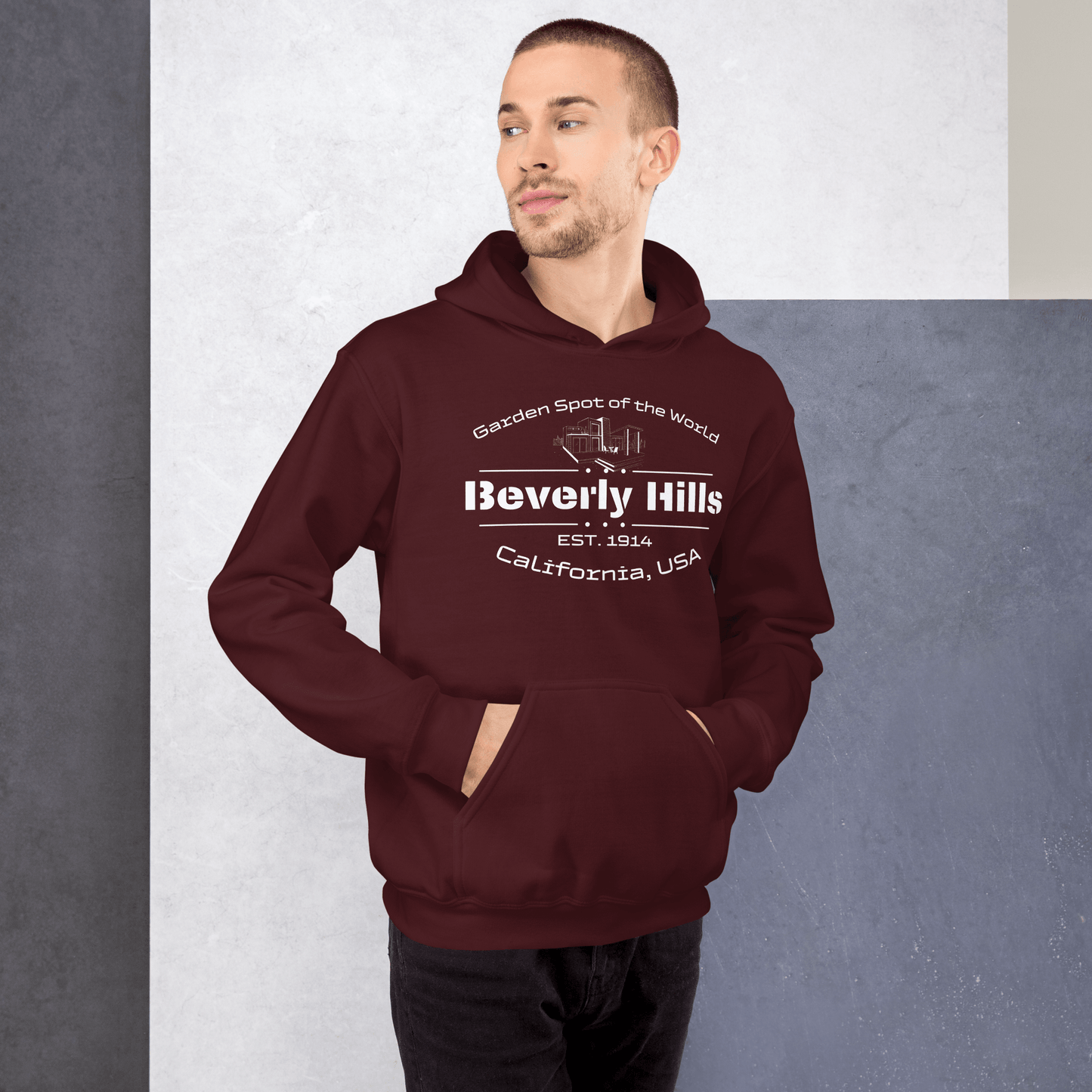 Unisex Heavy Blend Kapuzenpullover "Beverly Hills" - Artexio