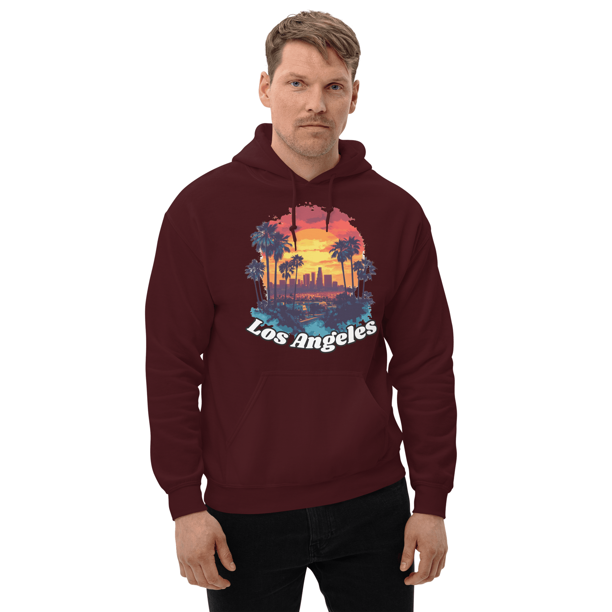 Unisex Heavy Blend Kapuzenpullover "Los Angeles" - Artexio