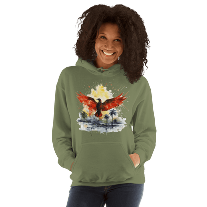 Unisex Heavy Blend Kapuzenpullover "Firebird" - Artexio