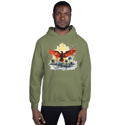 Unisex Heavy Blend Kapuzenpullover "Firebird" - Artexio