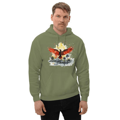 Unisex Heavy Blend Kapuzenpullover "Firebird" - Artexio