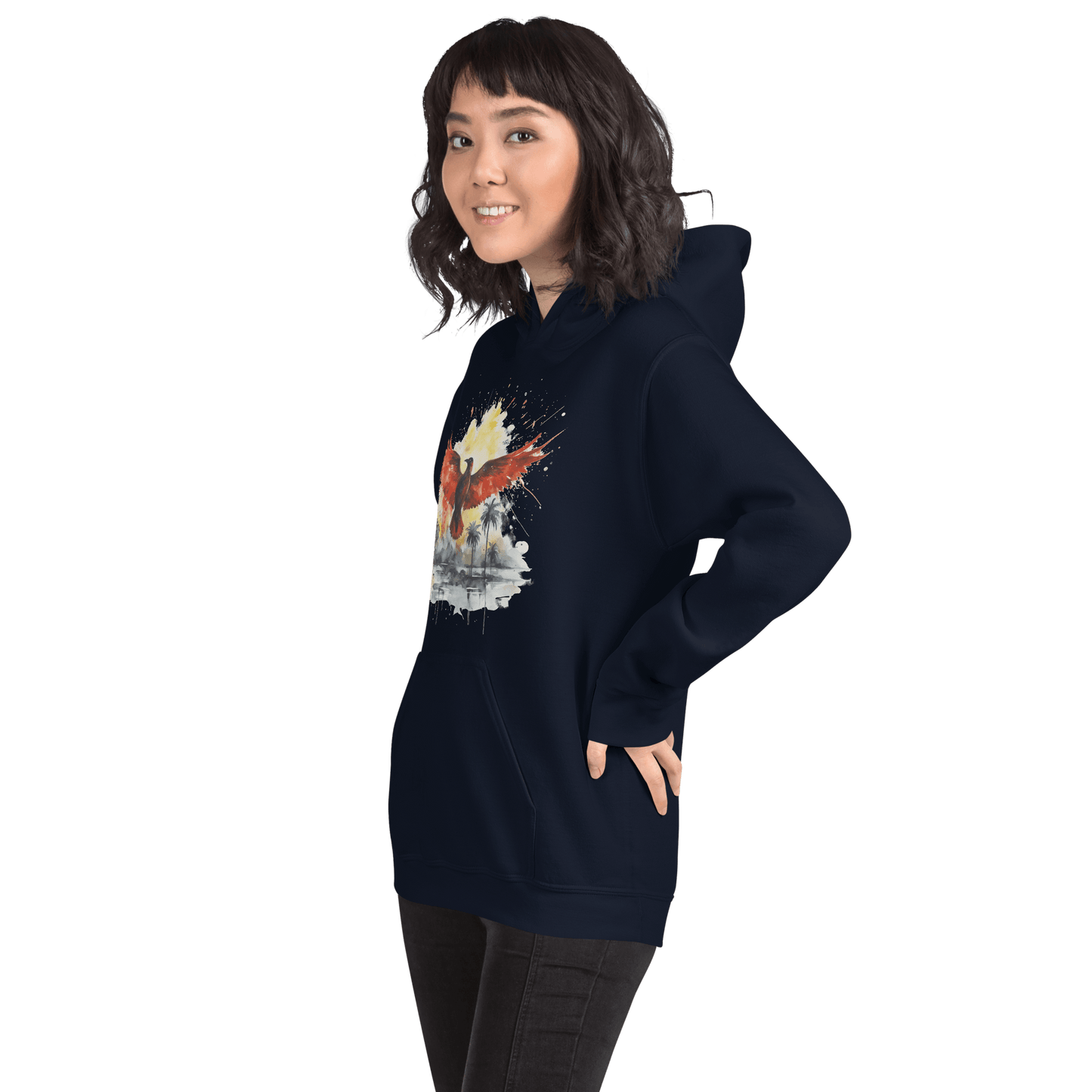 Unisex Heavy Blend Kapuzenpullover "Firebird" - Artexio