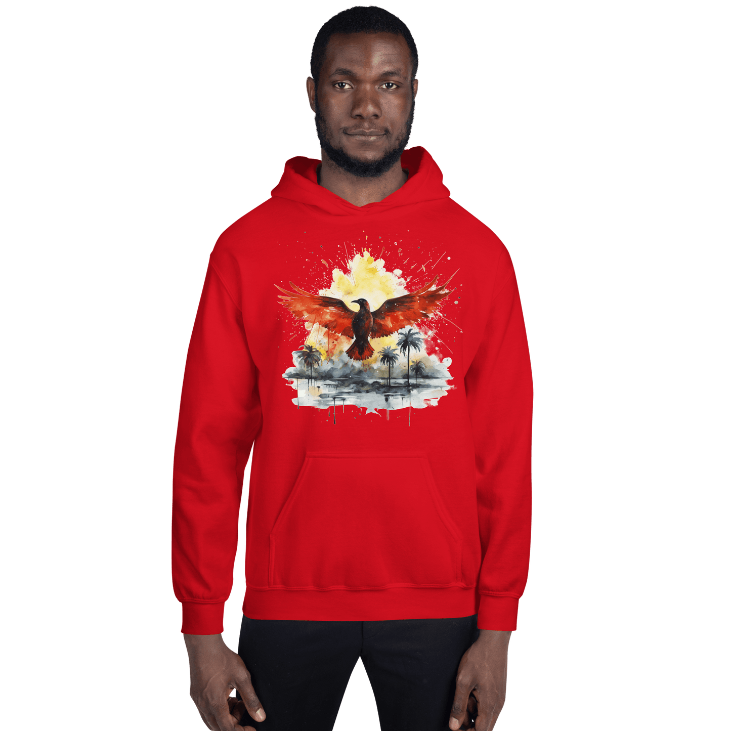 Unisex Heavy Blend Kapuzenpullover "Firebird" - Artexio