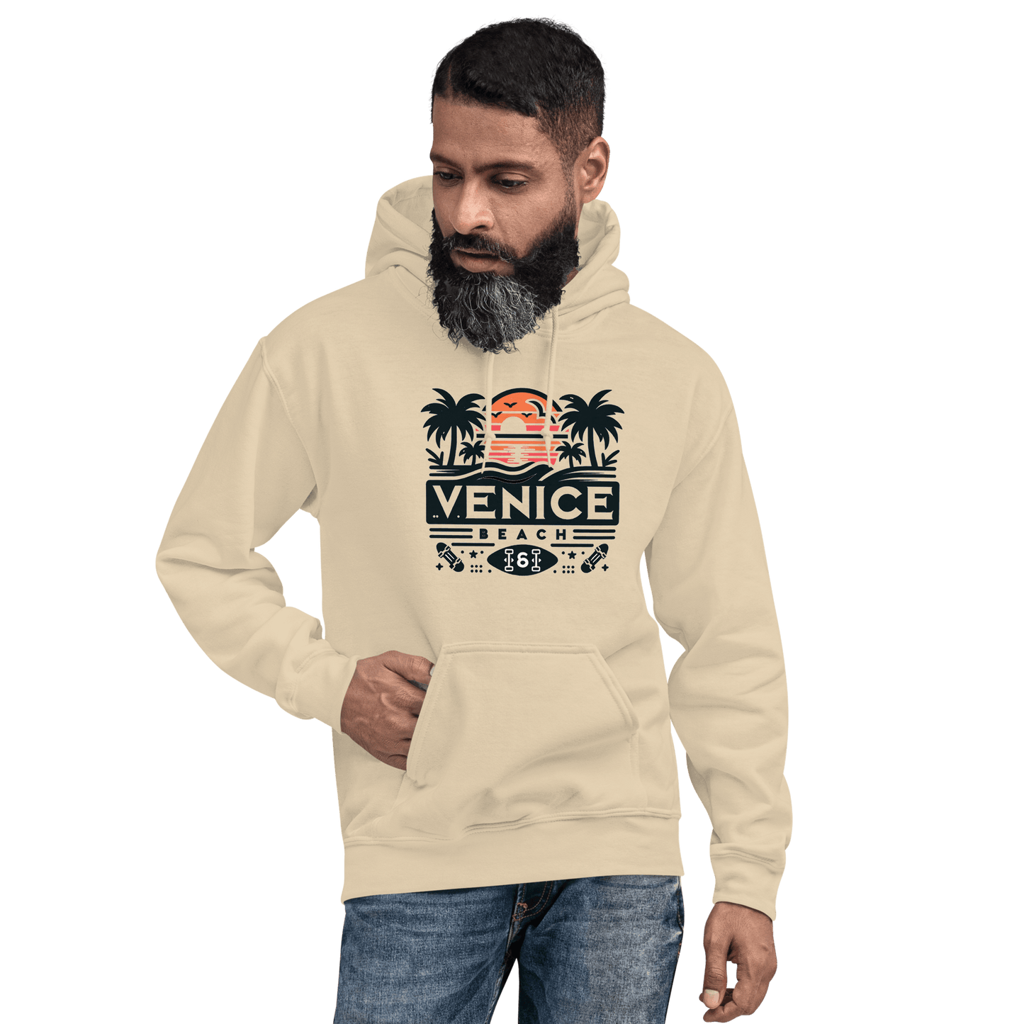 Unisex Heavy Blend Kapuzenpullover "Venice Beach" - Artexio