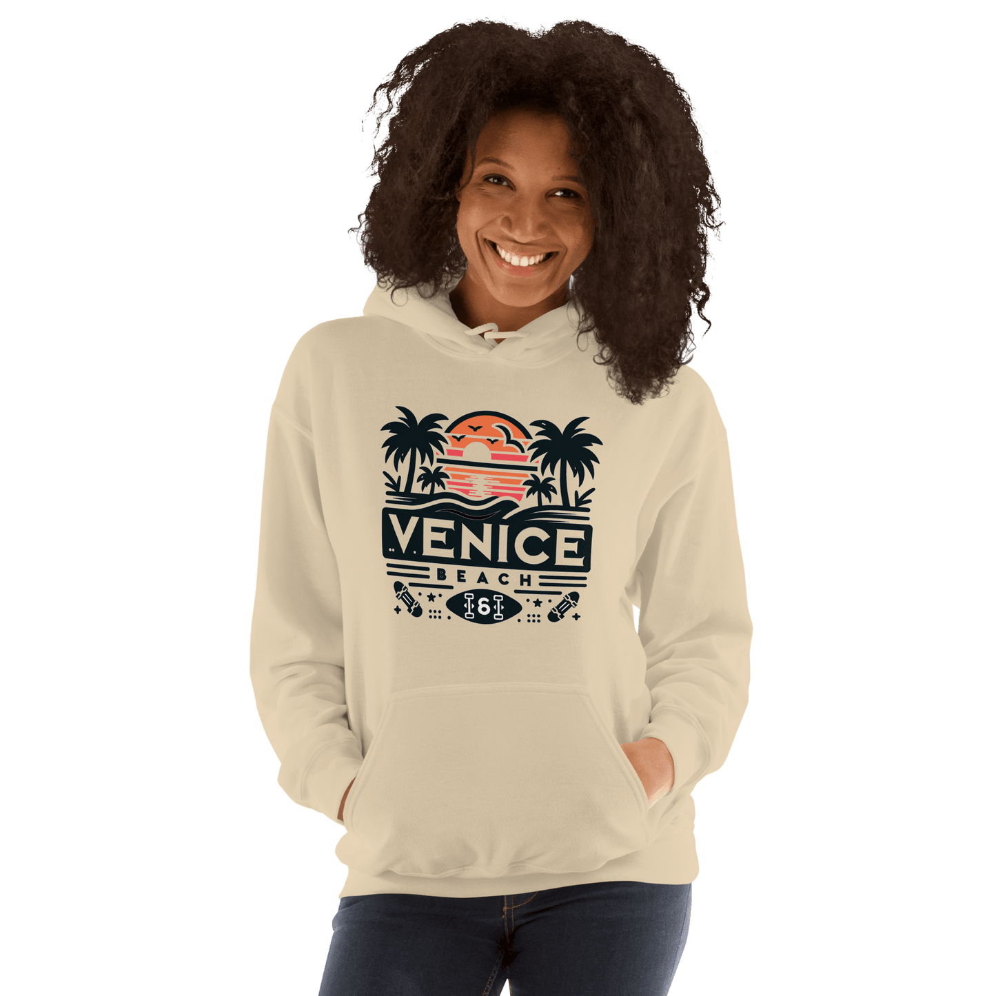 Unisex Heavy Blend Kapuzenpullover "Venice Beach" - Artexio