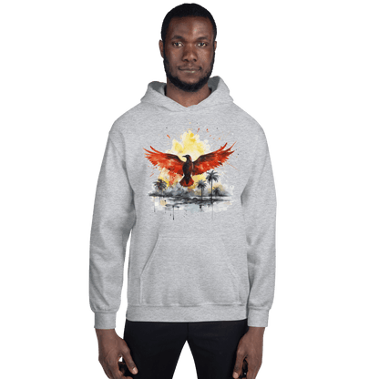 Unisex Heavy Blend Kapuzenpullover "Firebird" - Artexio