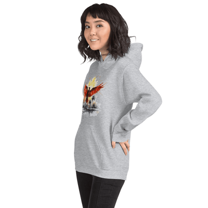 Unisex Heavy Blend Kapuzenpullover "Firebird" - Artexio