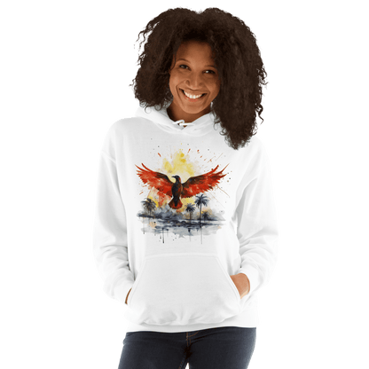 Unisex Heavy Blend Kapuzenpullover "Firebird" - Artexio