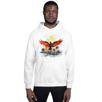 Unisex Heavy Blend Kapuzenpullover "Firebird" - Artexio