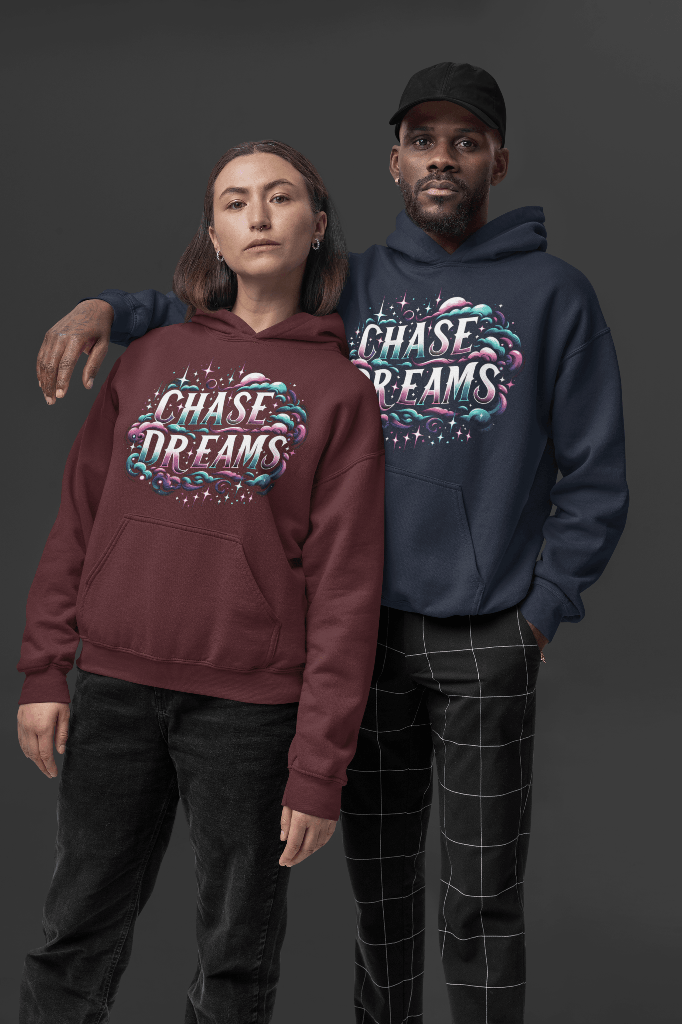 Unisex Heavy Blend Kapuzenpullover "Chase Dreams" - Artexio