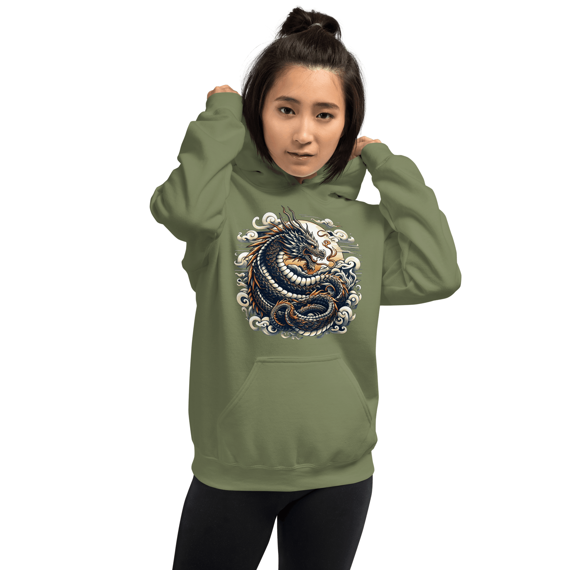 Unisex Heavy Blend Kapuzenpullover "Drache" - Artexio