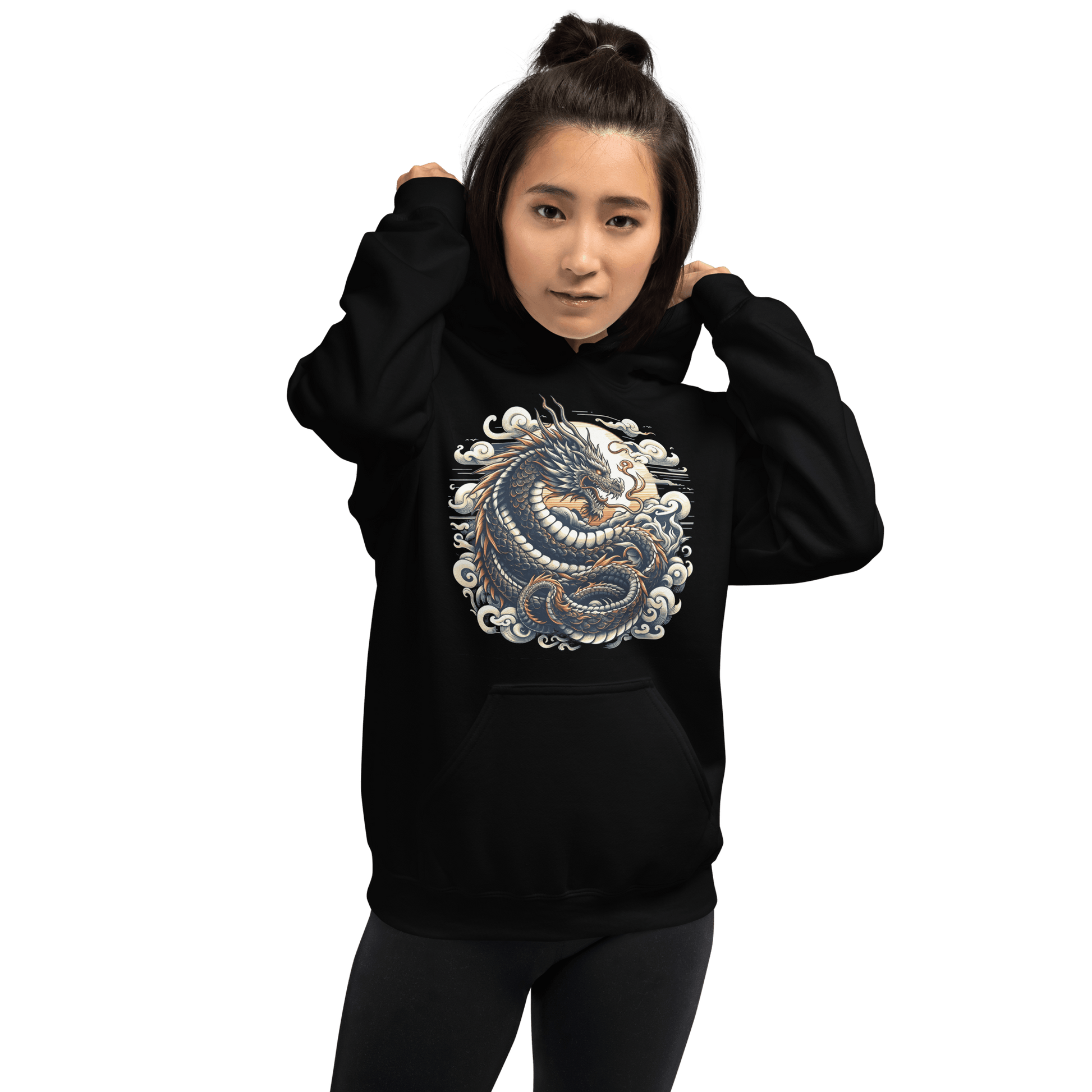 Unisex Heavy Blend Kapuzenpullover "Drache" - Artexio