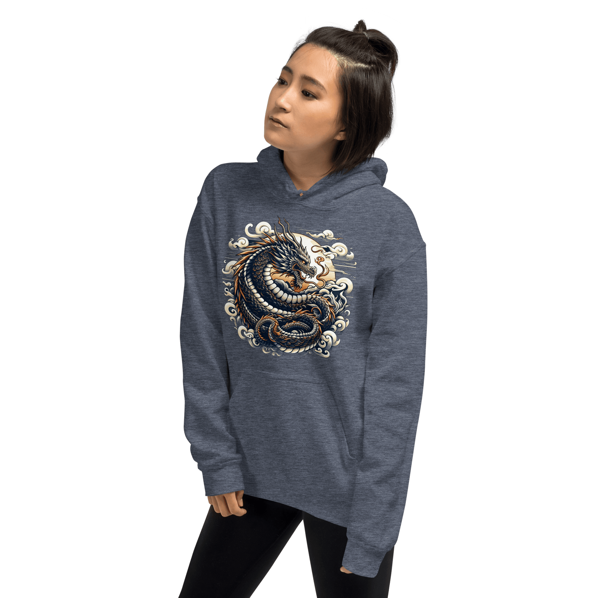 Unisex Heavy Blend Kapuzenpullover "Drache" - Artexio