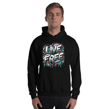 Unisex Heavy Blend Kapuzenpullover "Live Free" - Artexio