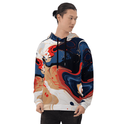 Unisex Kapuzenpullover "Color Swirl" - Artexio