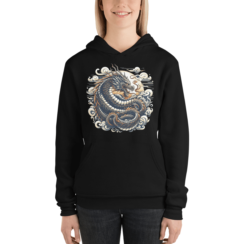 Unisex Kapuzenpullover "Drache" - Artexio