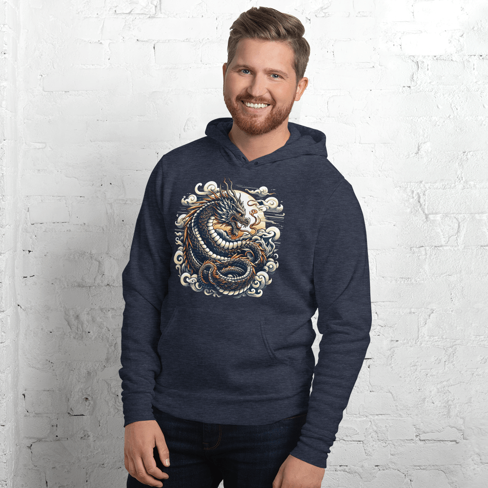 Unisex Kapuzenpullover "Drache" - Artexio