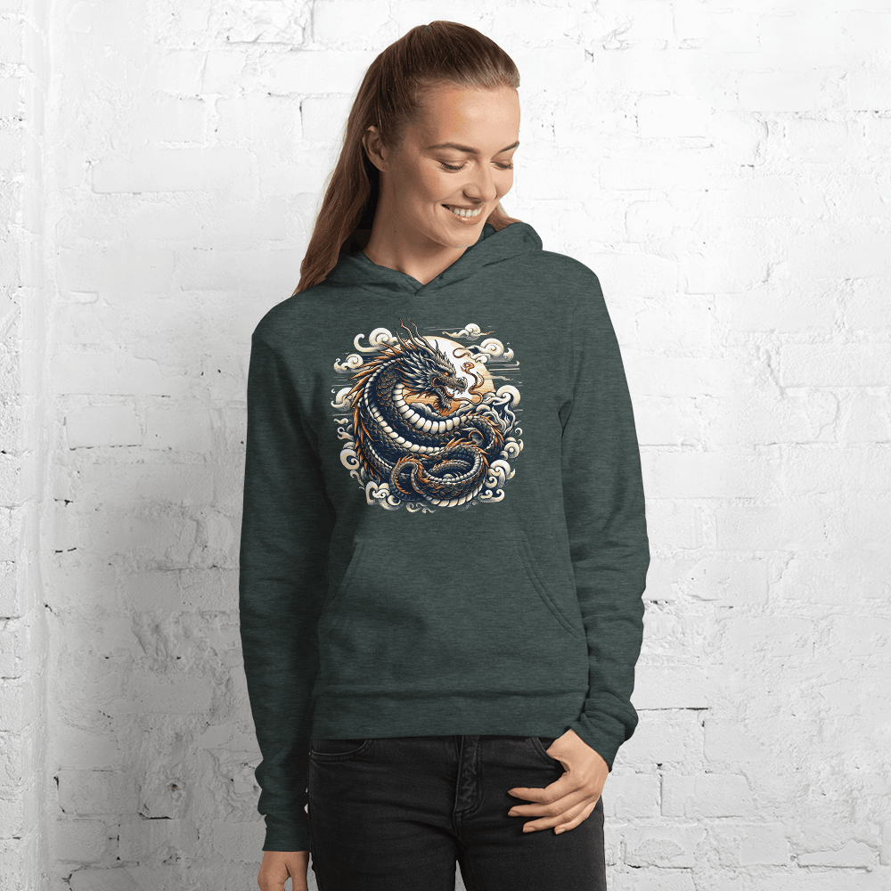 Unisex Kapuzenpullover "Drache" - Artexio