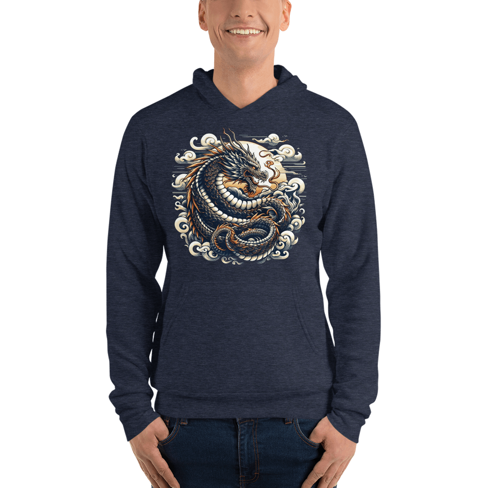 Unisex Kapuzenpullover "Drache" - Artexio