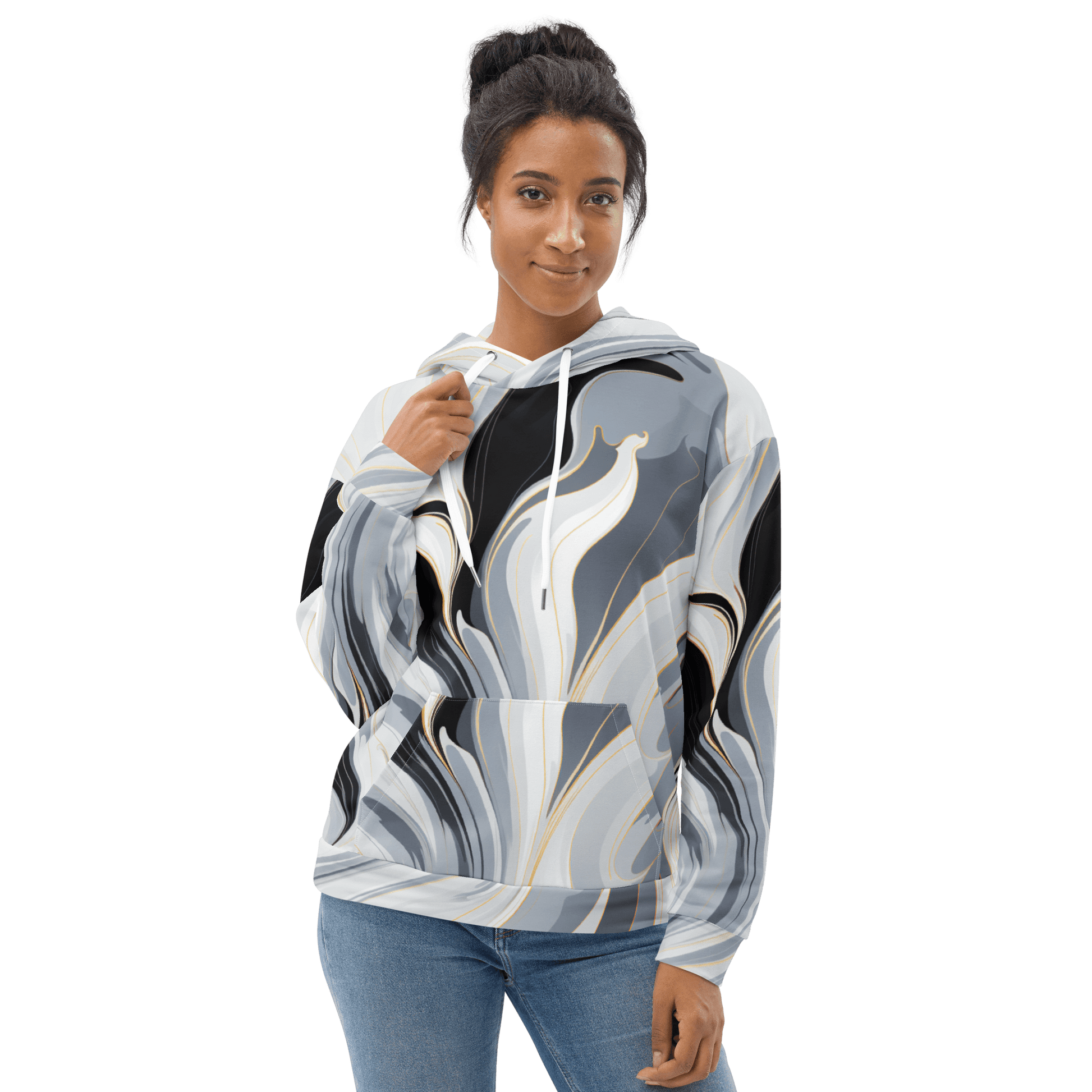 Unisex Kapuzenpullover "Ethereal Flow" - Artexio