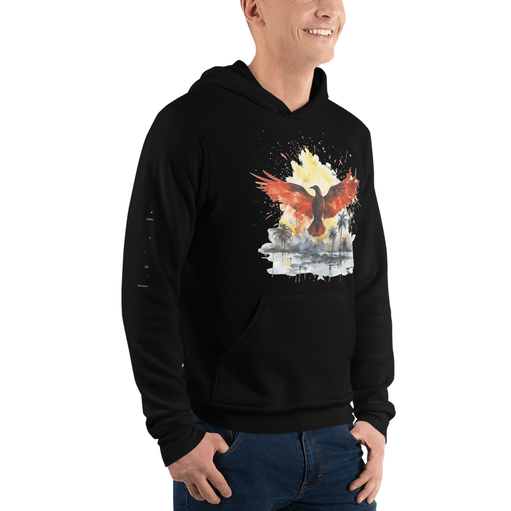 Unisex Kapuzenpullover "Firebird" - Artexio