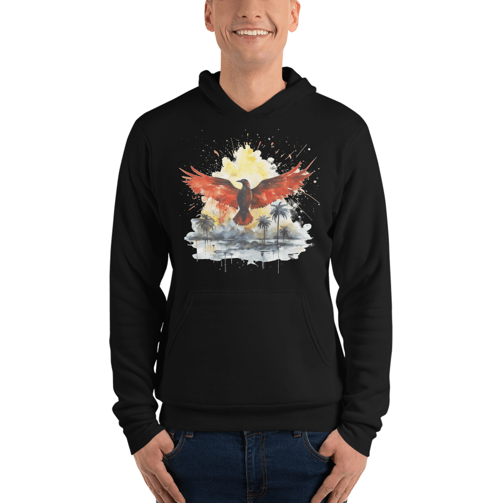 Unisex Kapuzenpullover "Firebird" - Artexio