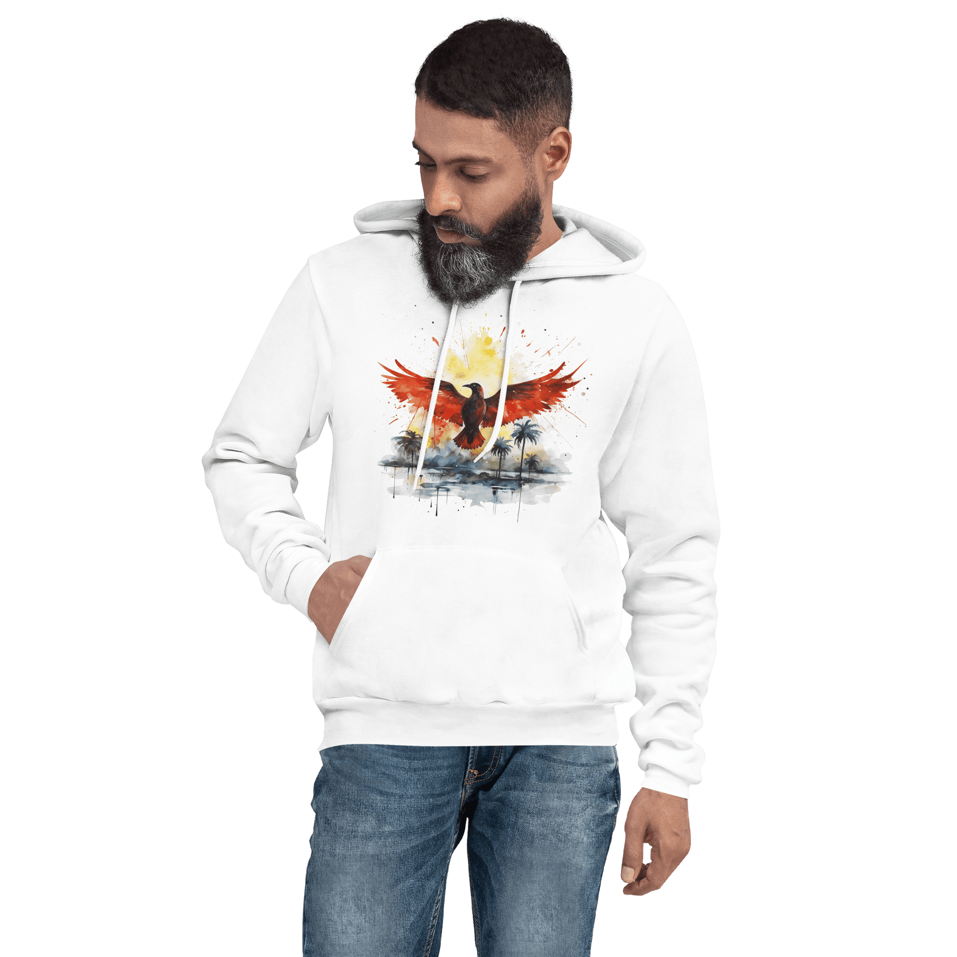 Unisex Kapuzenpullover "Firebird" - Artexio