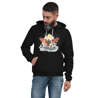 Unisex Kapuzenpullover "Firebird" - Artexio