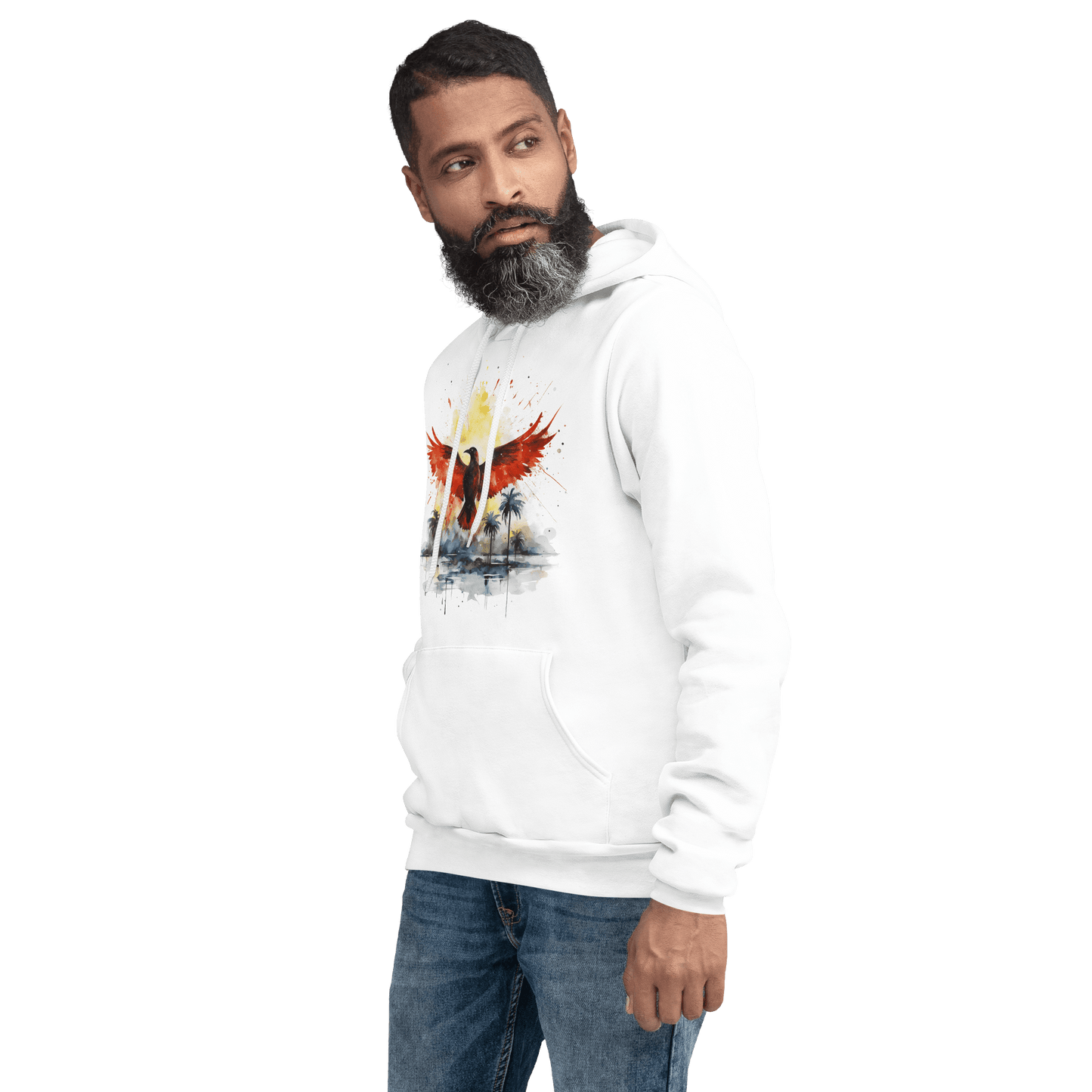 Unisex Kapuzenpullover "Firebird" - Artexio