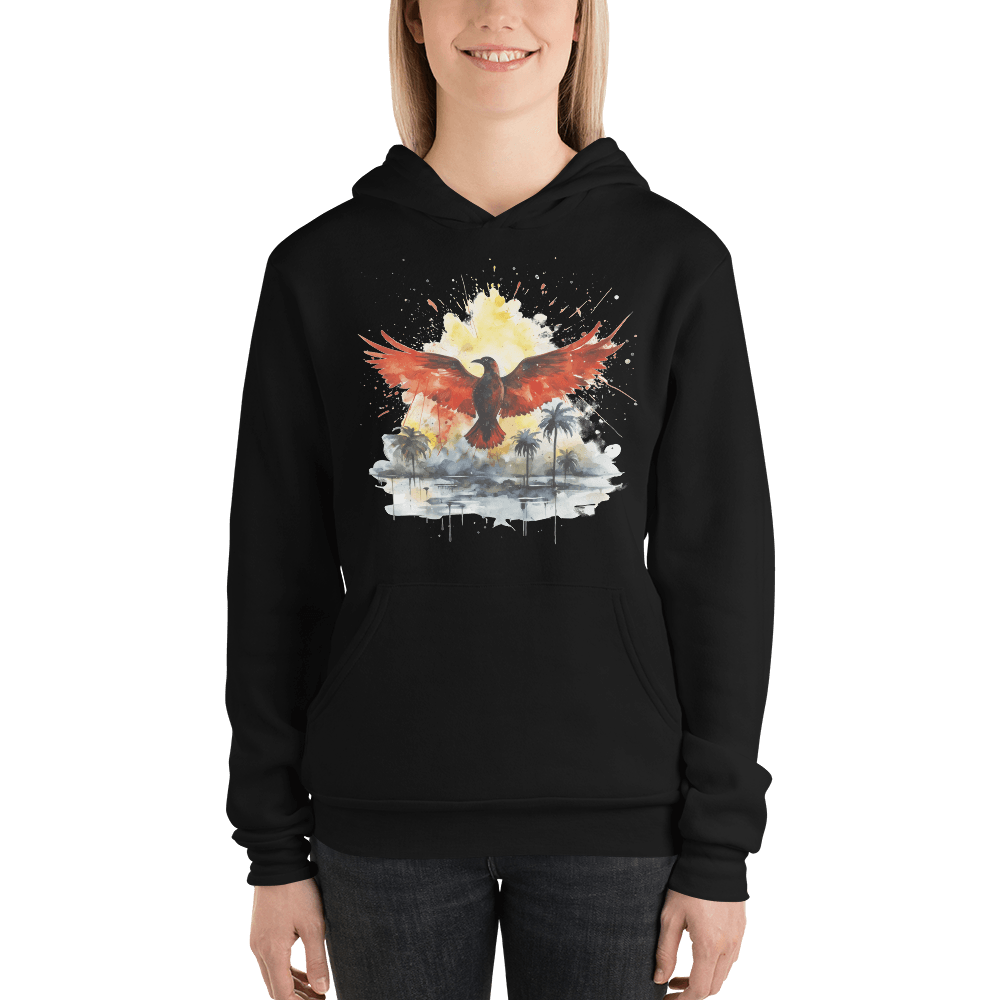 Unisex Kapuzenpullover "Firebird" - Artexio