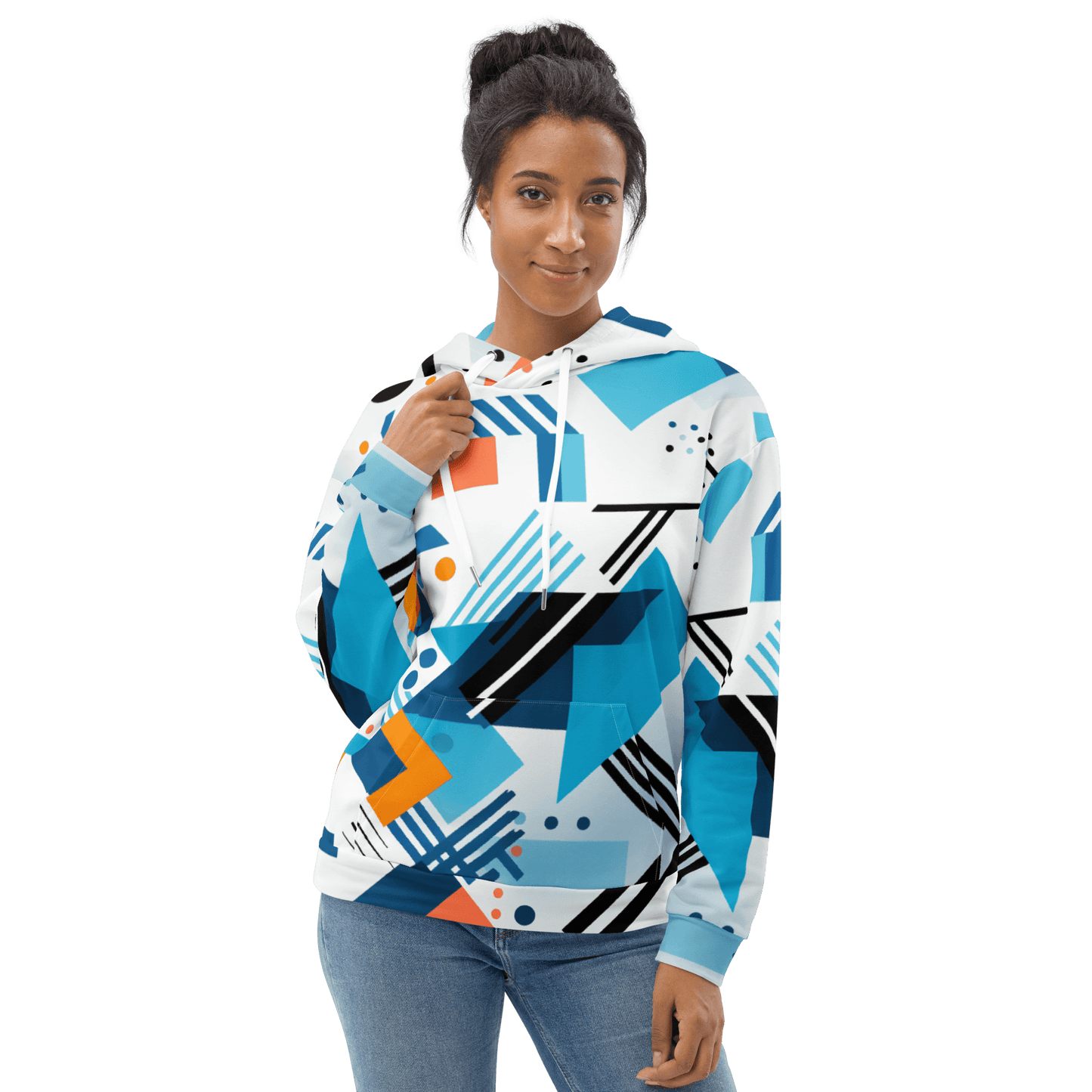 Unisex Kapuzenpullover "Geometric Harmony" - Artexio