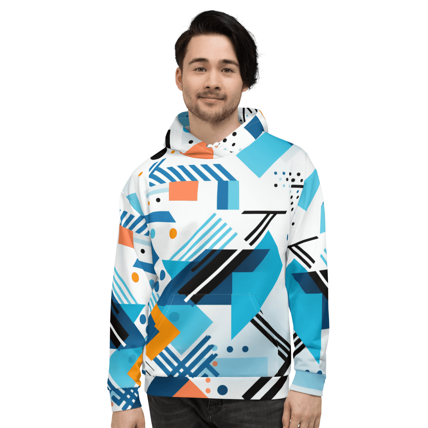 Unisex Kapuzenpullover "Geometric Harmony" - Artexio