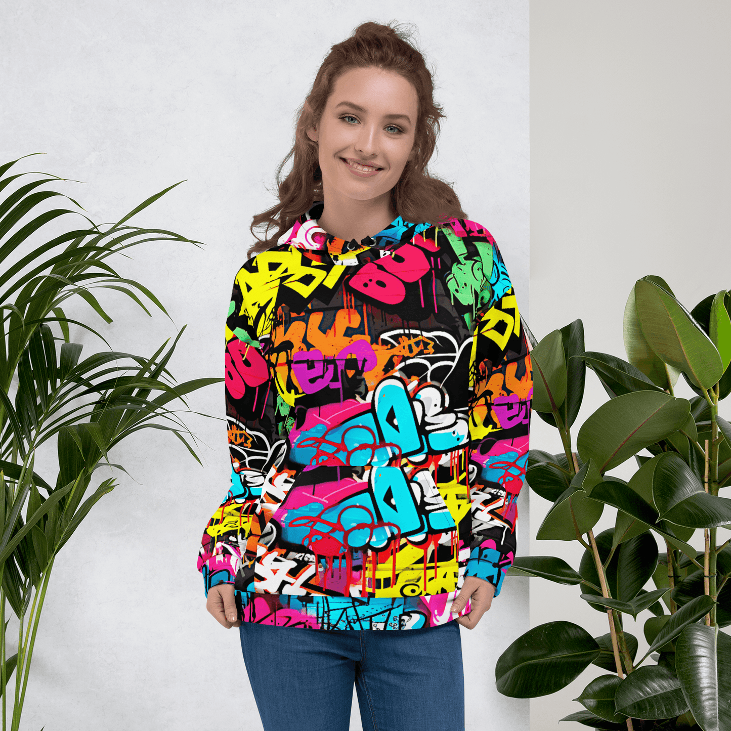 Unisex Kapuzenpullover "Graffiti" - Artexio