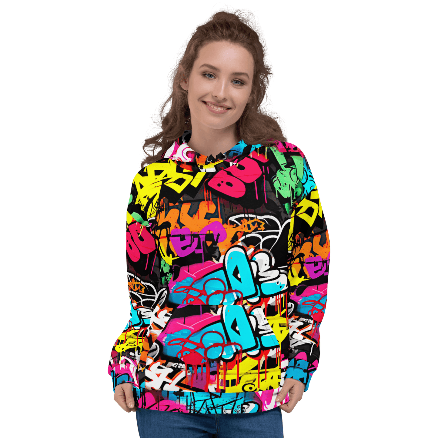 Unisex Kapuzenpullover "Graffiti" - Artexio