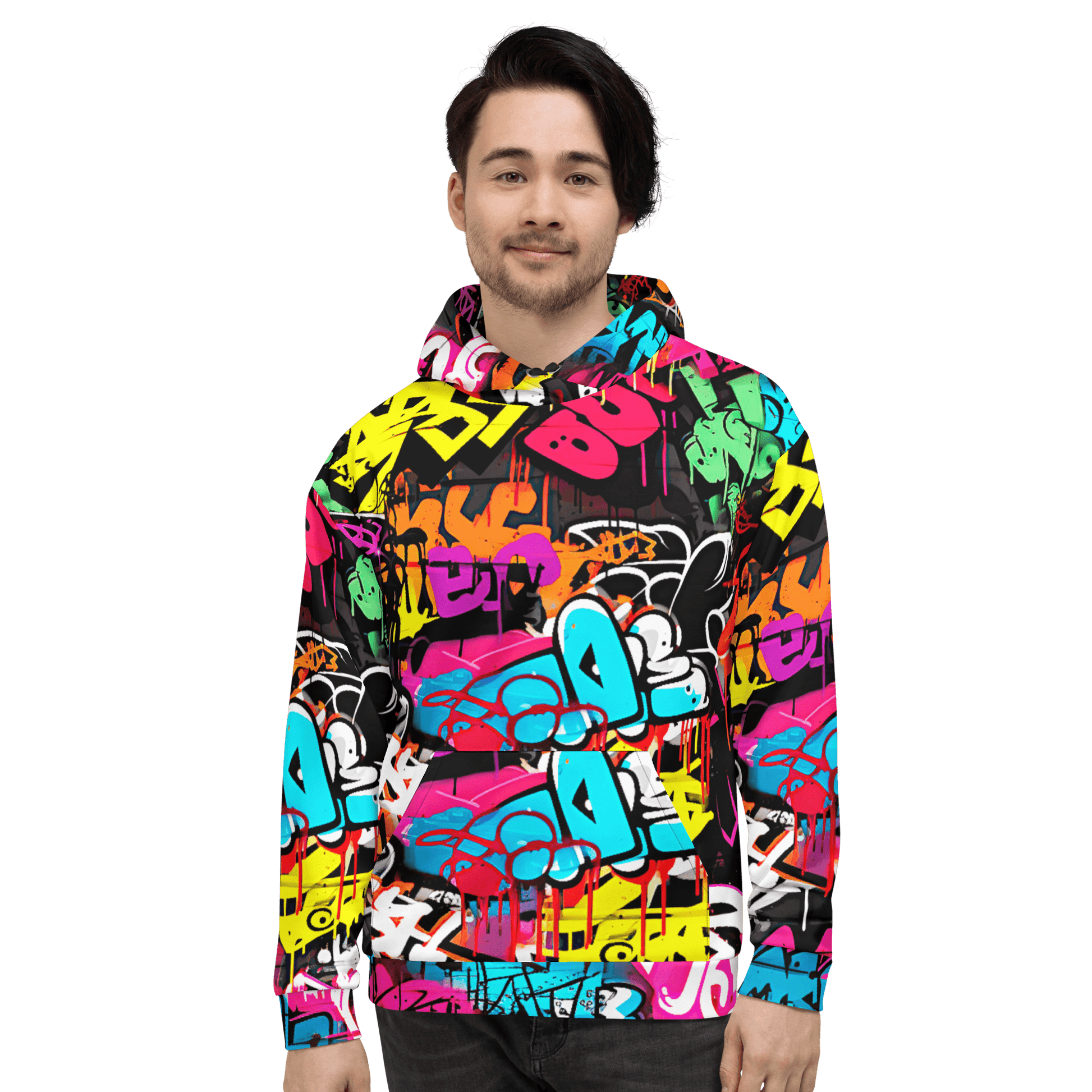 Unisex Kapuzenpullover "Graffiti" - Artexio