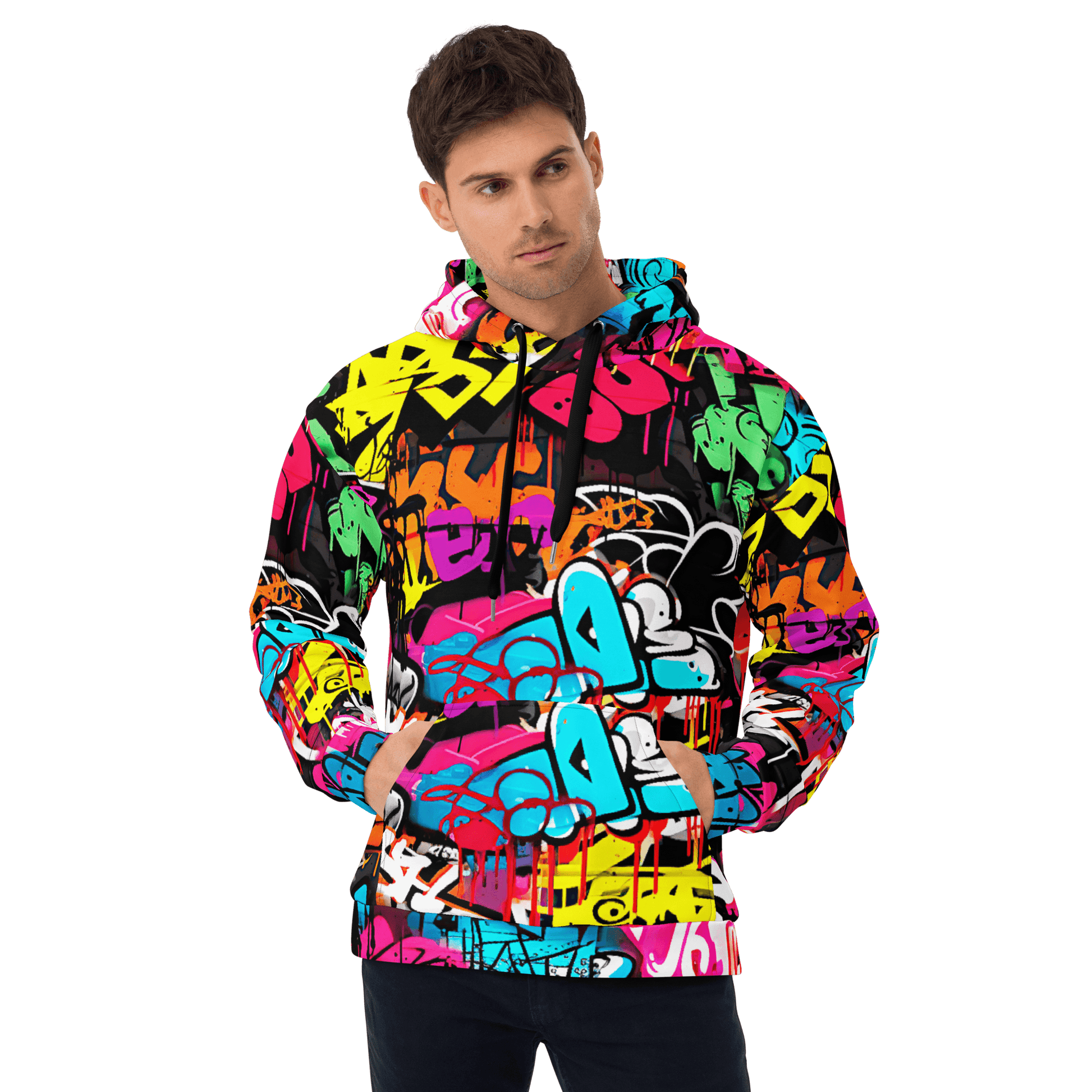 Unisex Kapuzenpullover "Graffiti" - Artexio