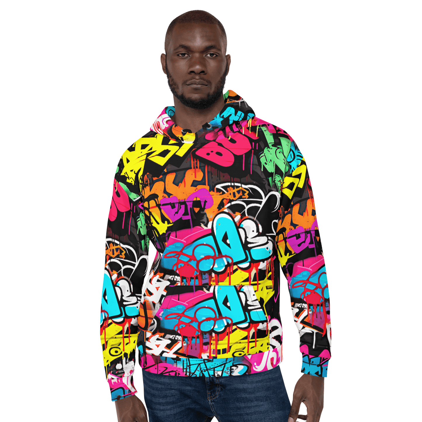 Unisex Kapuzenpullover "Graffiti" - Artexio