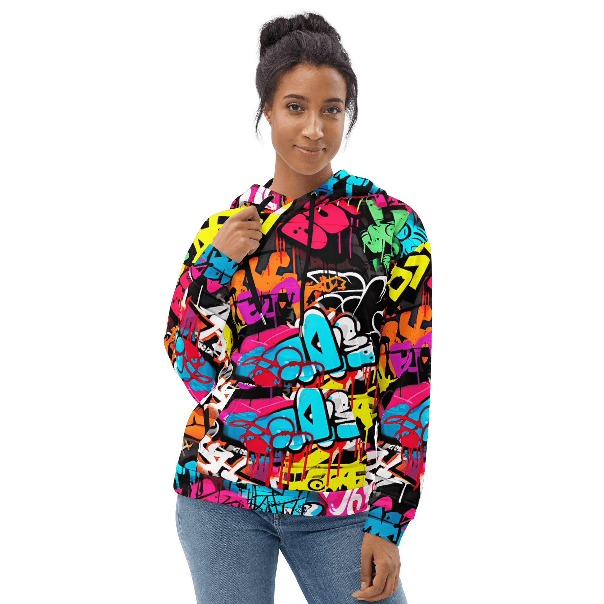 Unisex Kapuzenpullover "Graffiti" - Artexio