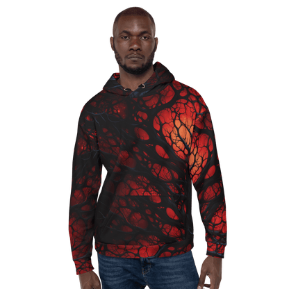 Unisex Kapuzenpullover "Inferno of Shadows" - Artexio