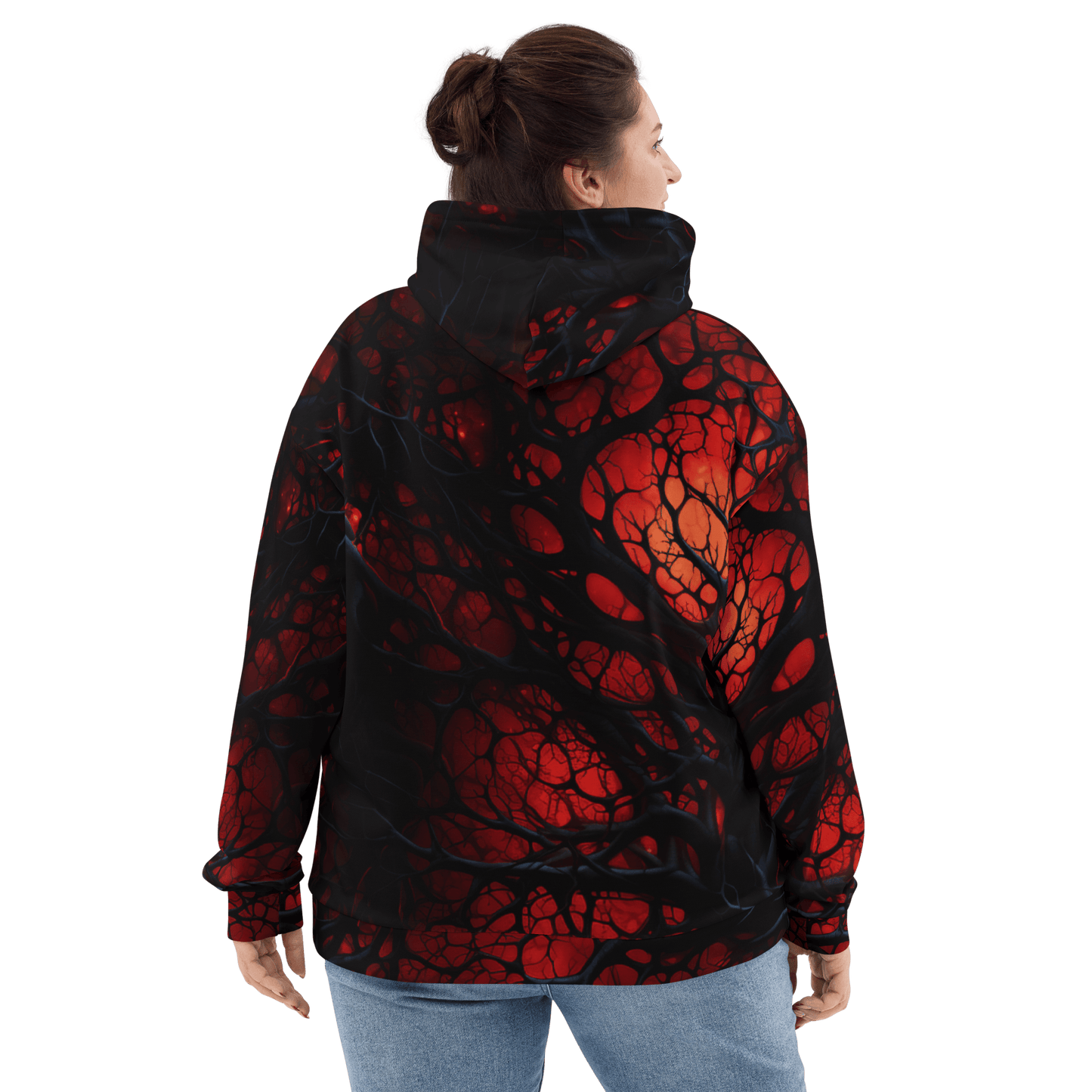 Unisex Kapuzenpullover "Inferno of Shadows" - Artexio