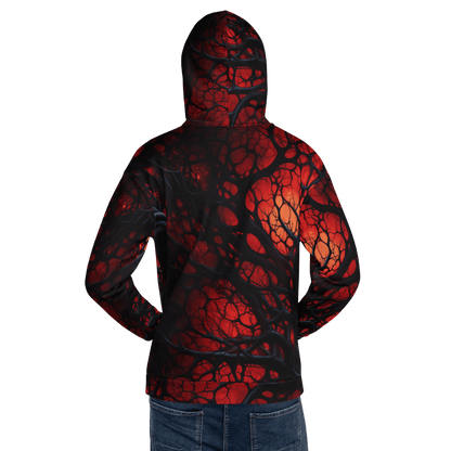 Unisex Kapuzenpullover "Inferno of Shadows" - Artexio