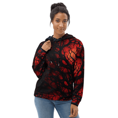 Unisex Kapuzenpullover "Inferno of Shadows" - Artexio