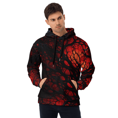 Unisex Kapuzenpullover "Inferno of Shadows" - Artexio