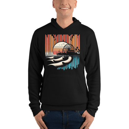 Unisex Kapuzenpullover "Santa Monica Pier" - Artexio