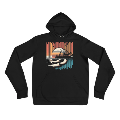 Unisex Kapuzenpullover "Santa Monica Pier" - Artexio