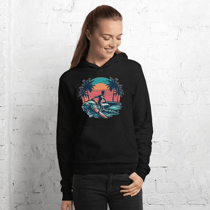 Unisex Kapuzenpullover "Surfing" - Artexio