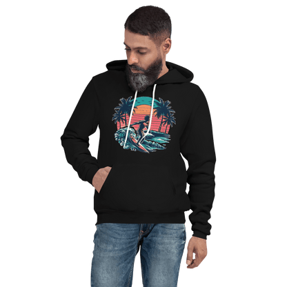 Unisex Kapuzenpullover "Surfing" - Artexio